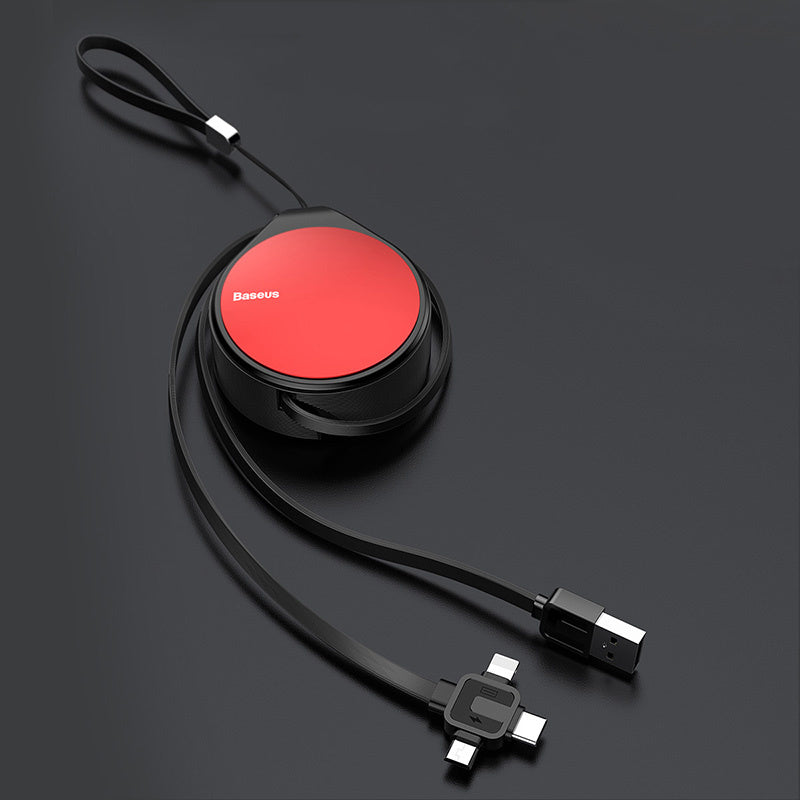 Telescopic data line three-in-one fast charging data line Telescopic data line three-in-one fast charging data line
